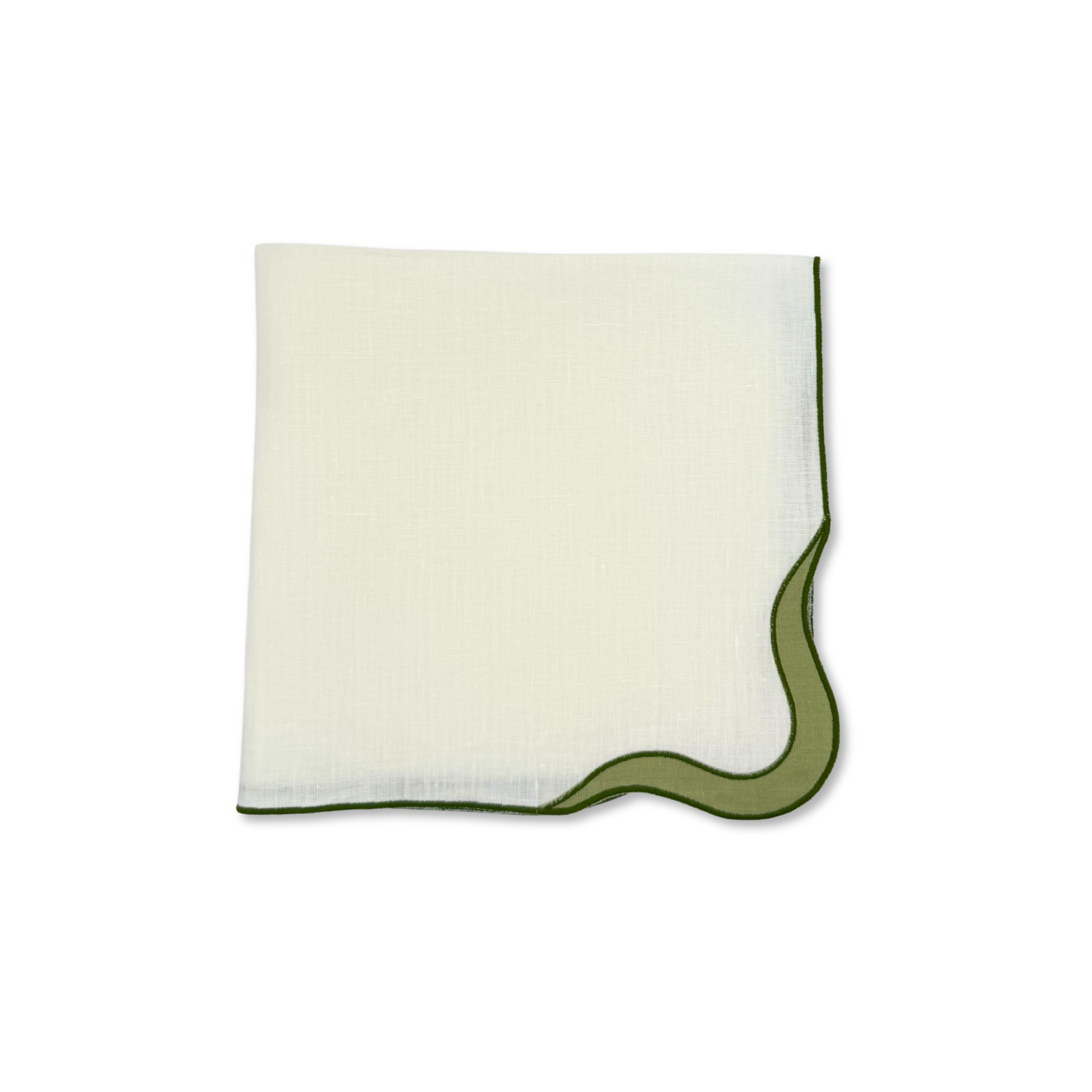 Wave Napkin - Apple Green