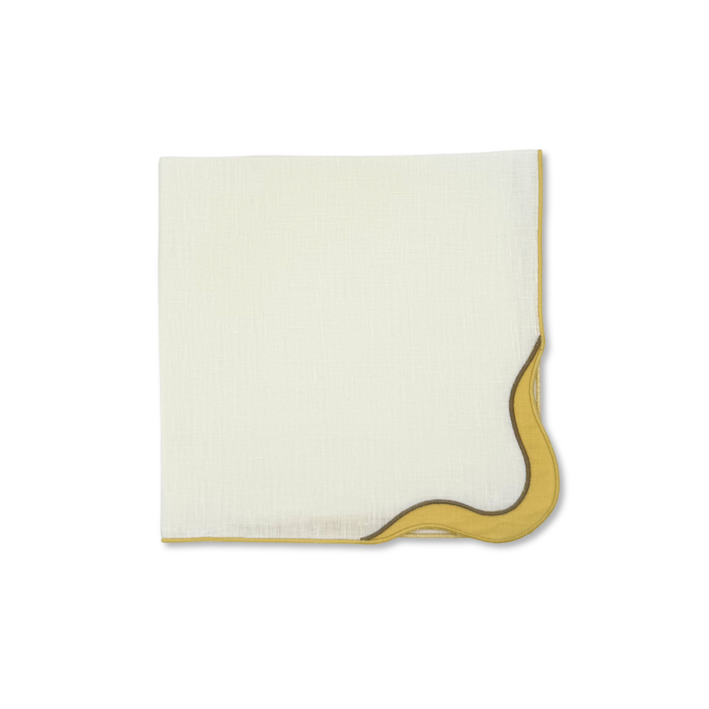 Wave Napkin - Light Yellow