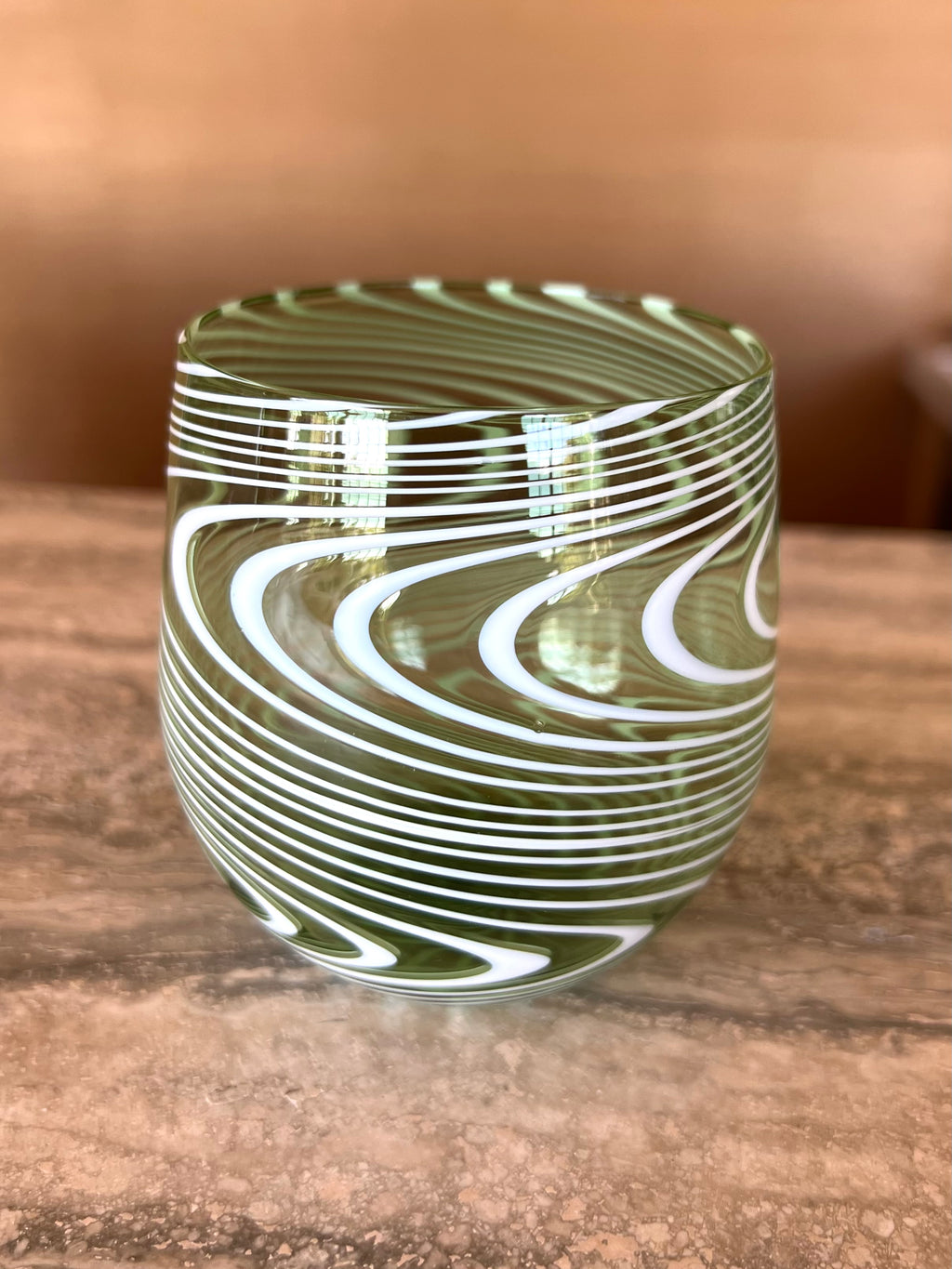 WAVE Glass - Apple Green