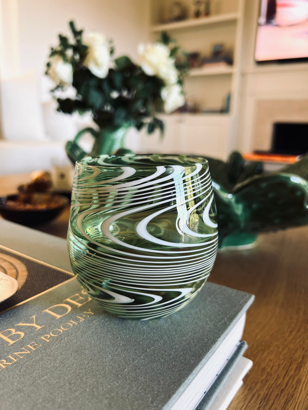 WAVE Glass - Apple Green