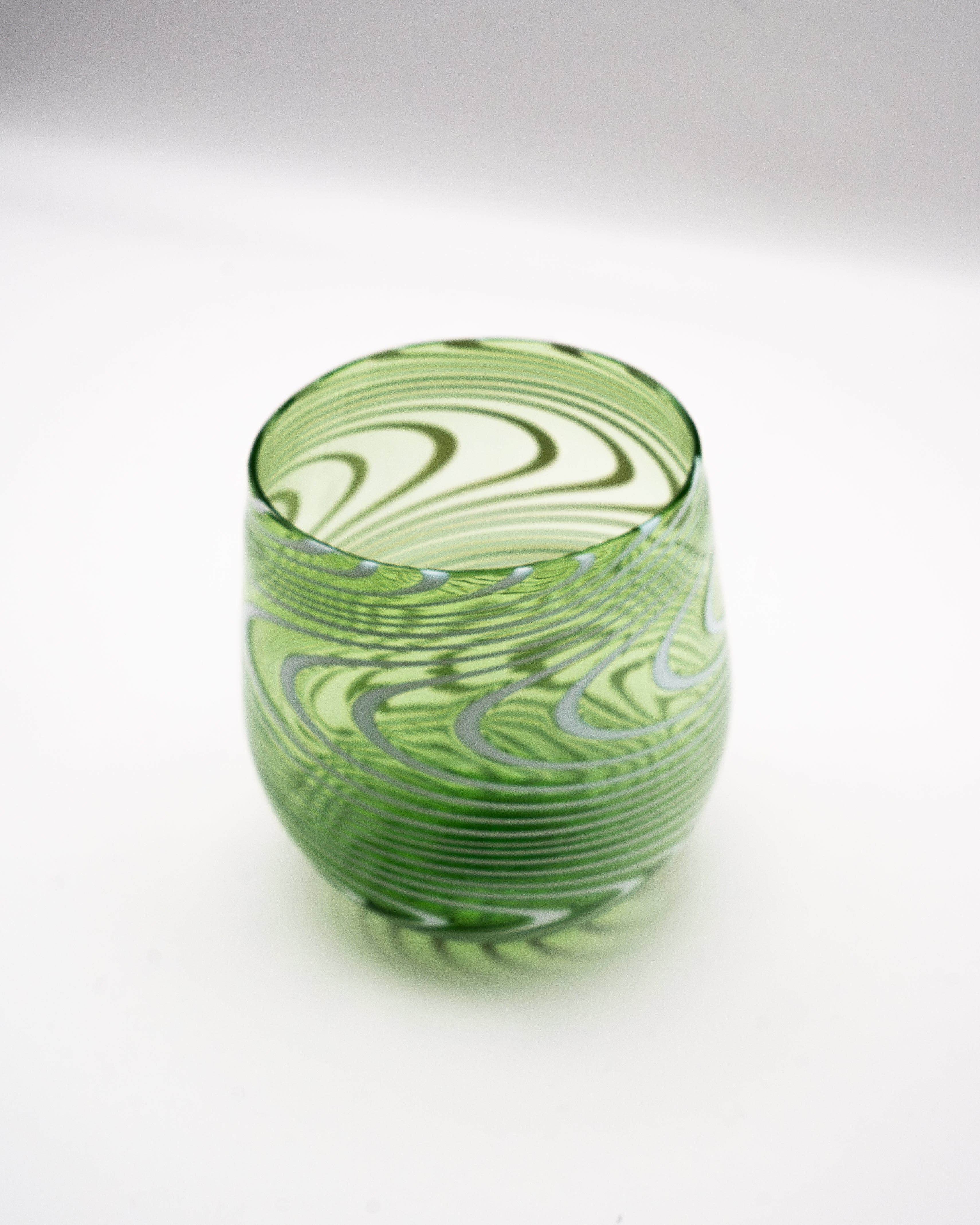WAVE Glass - Apple Green